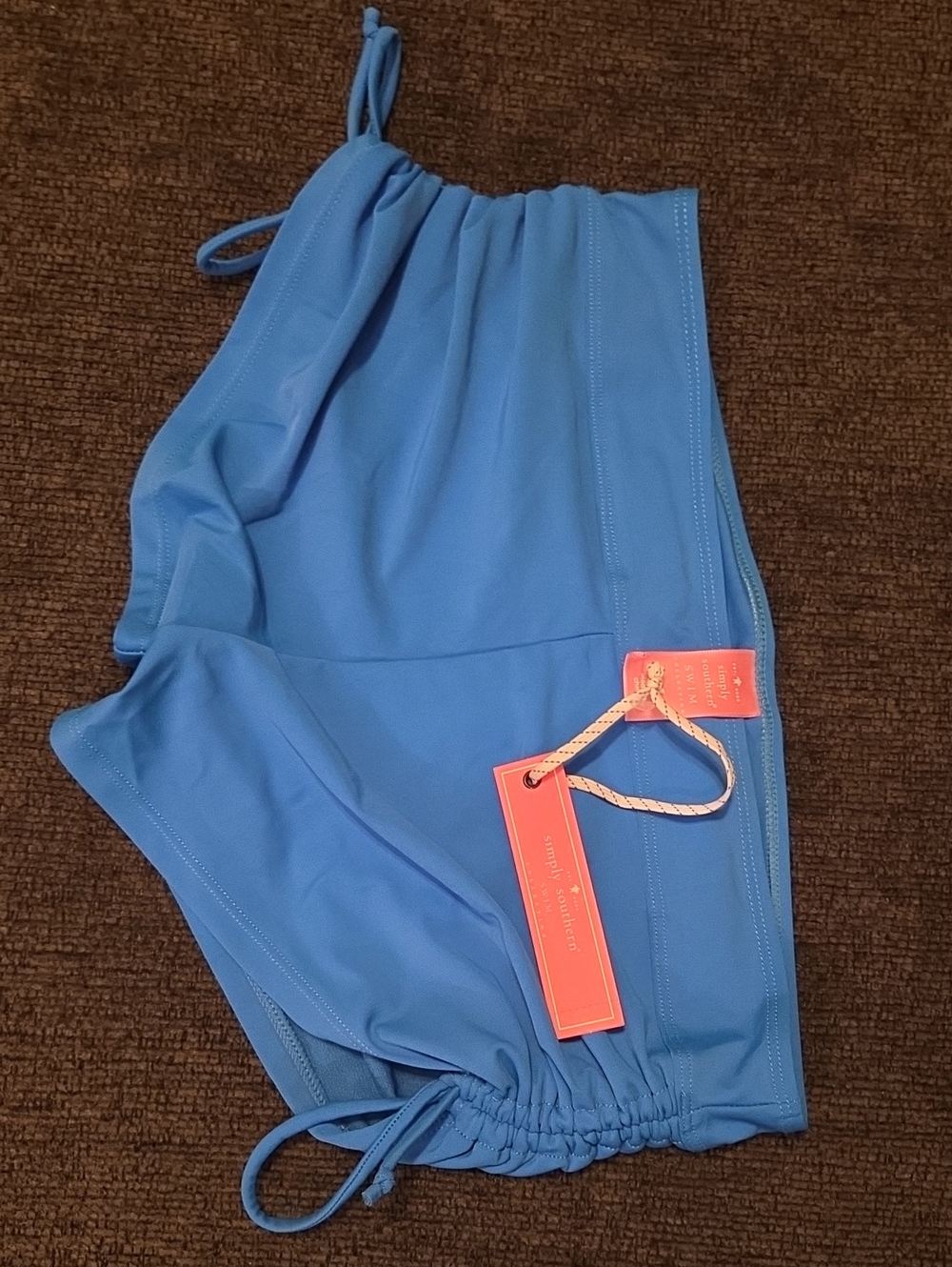 Simply Southern Blue Swim Shorts. Size M. NWT